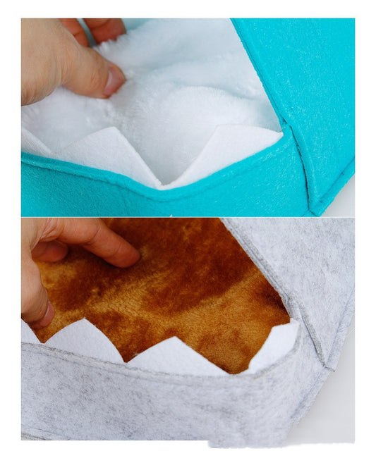 Novelty Shark-Shaped Pet Nest House