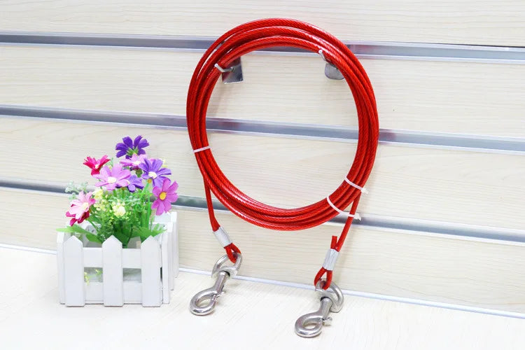 Steel Wire Dog Leash