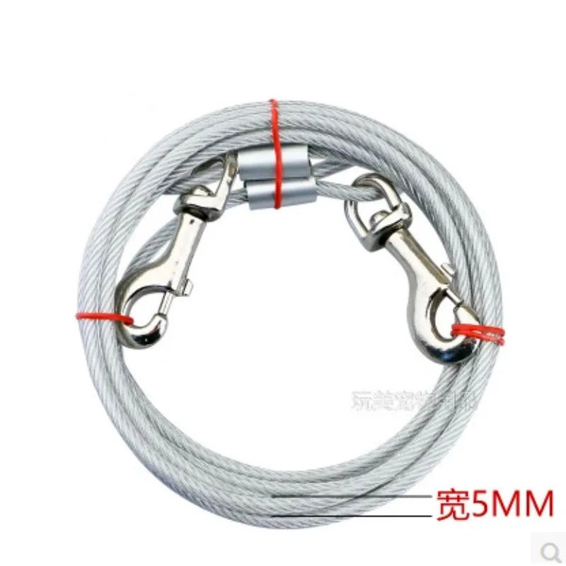 Steel Wire Dog Leash