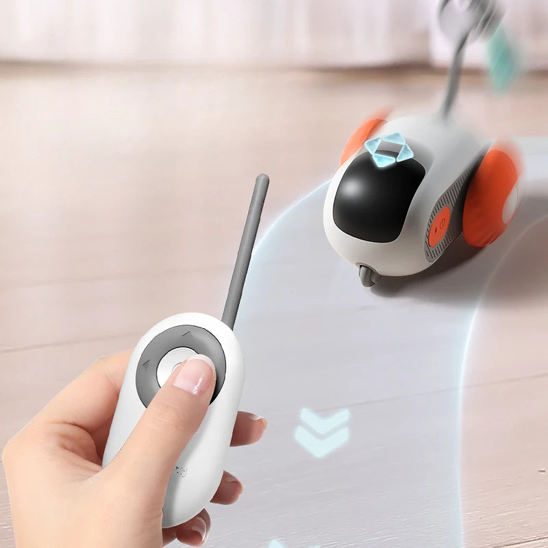 Remote Control Interactive Cat Car Toy - USB