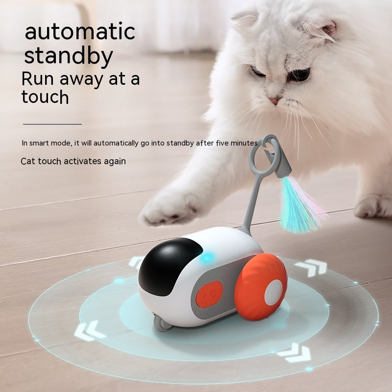Remote Control Interactive Cat Car Toy - USB