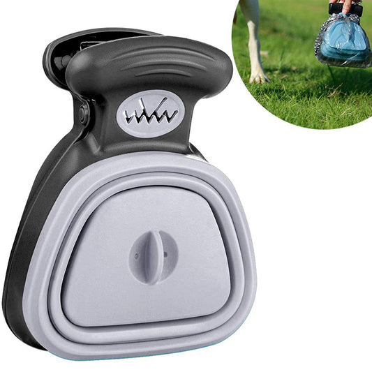 Portable Foldable Poop Scoop & Bag Dispenser