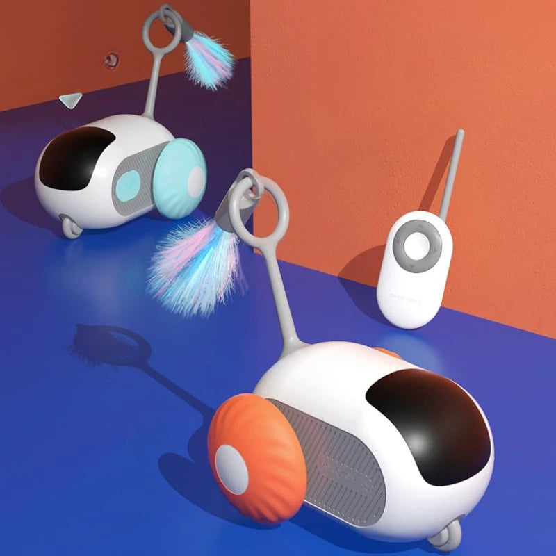 Remote Control Interactive Cat Car Toy - USB