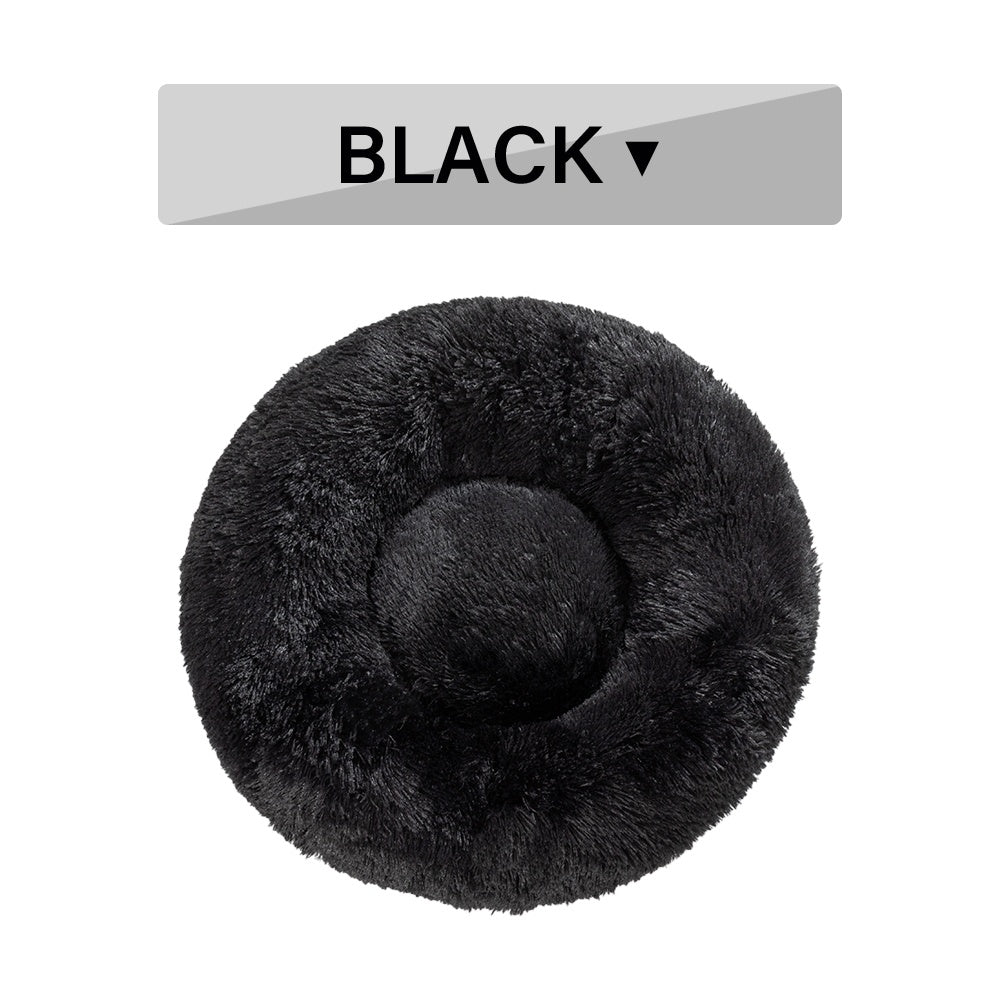 Fluffy Round Calming Dog Bed
