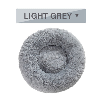 Fluffy Round Calming Dog Bed