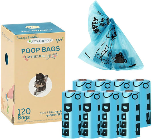 Biodegradable Lavender Scented Dog Poop Bags