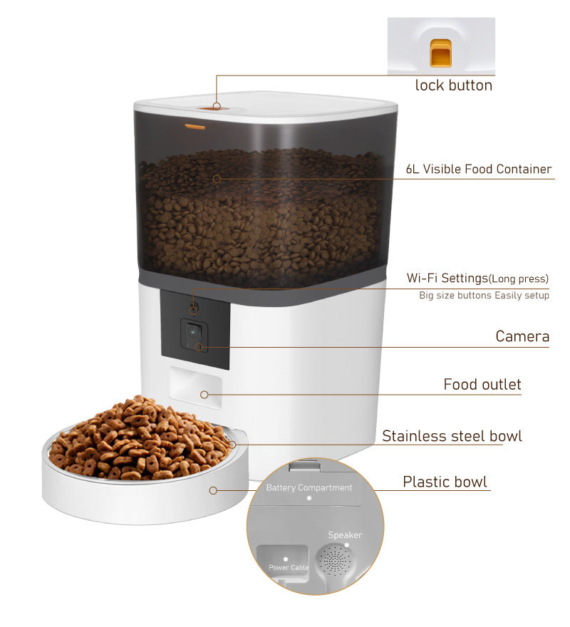 Smart Pet Feeder with Camera