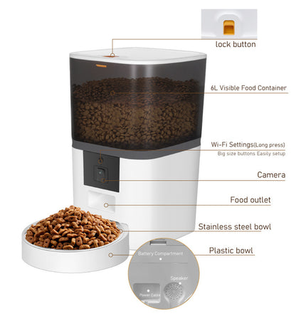 Smart Pet Feeder with Camera