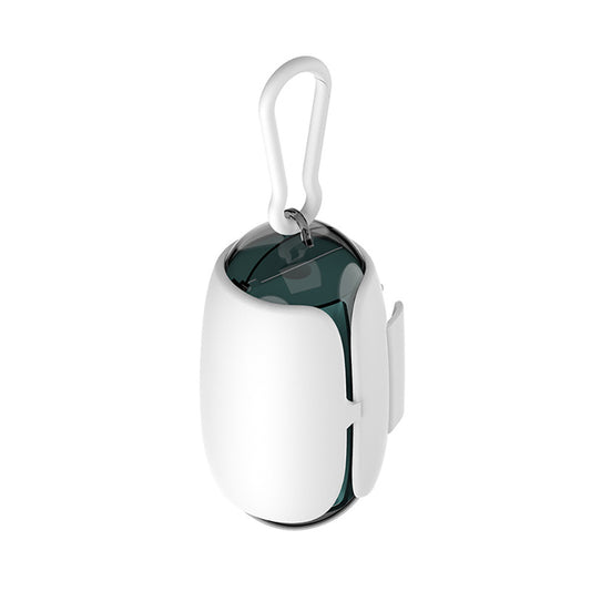 Dog Poop Bag Holder And Dispenser With Leash Attachment
