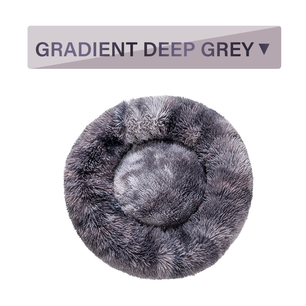 Fluffy Round Calming Dog Bed